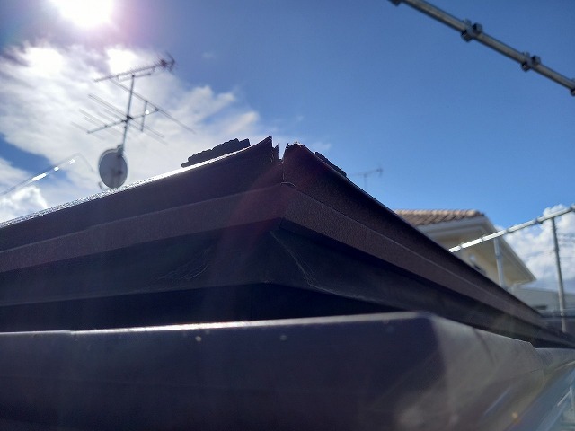 軒先のコーナー部